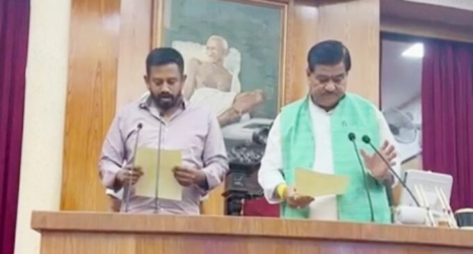 Social Worker Himanshu Takes Oath As Dharamasala MLA