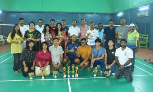 Friendly Invitation Cup Badminton tournament held by Paradip Badminton Association