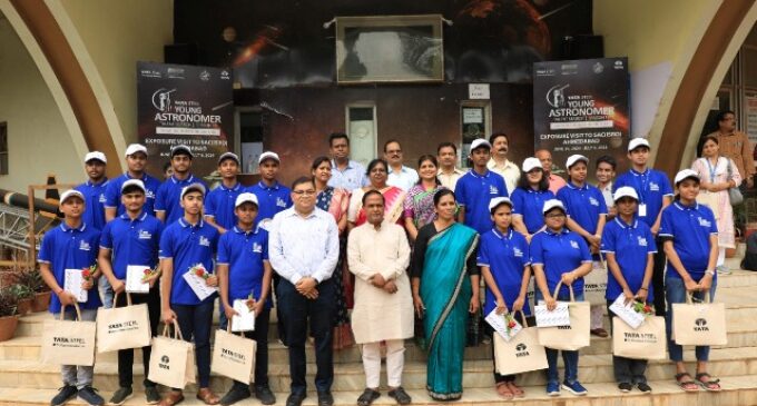 Tata Steel Young Astronomer Talent Search (YATS) Winners Embark on ISRO Tour to Ahmedabad