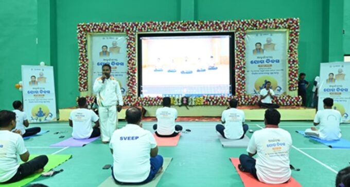 International Day of Yoga Celebrated with Grand Ceremony in Malkangiri