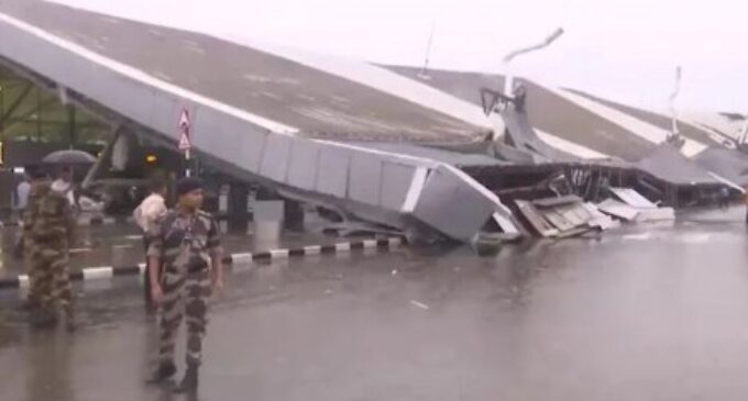 Delhi airport’s T-1 roof collapses; 1 dead, 7 injured, flights suspended