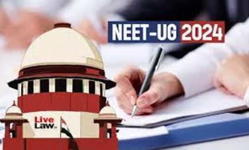 Grace marks awarded to 1,563 NEET candidates withdrawn: Centre tells SC