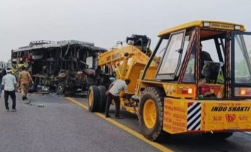 Uttar Pradesh: 18 killed, 19 hurt as bus collides with tanker on Agra-Lucknow expressway