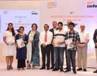 BIPF’s ‘Professor Ghanashyam Dash Scholarship’  2023 awardees felicitated