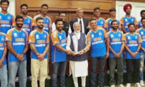After T20 WC triumph, Team India meets PM Modi at his residence
