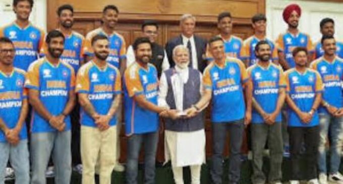 After T20 WC triumph, Team India meets PM Modi at his residence
