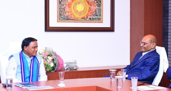 Vedanta Chairman Anil Agarwal meets Odisha CM Shri Mohan Charan Majhi