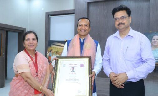 Kurukshetra MP Naveen Jindal Receives Mahatma Hansraj Gaurav Award