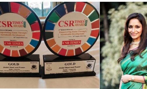 Mission Zero Hunger and Livelihood Programme of JSP honoured with CSR Times Award