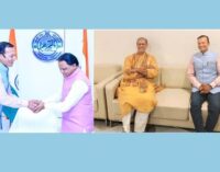 Naveen Jindal meets Odisha CM Mohan Majhi and dy CM KV Singdeo