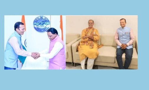 Naveen Jindal meets Odisha CM Mohan Majhi and dy CM KV Singdeo