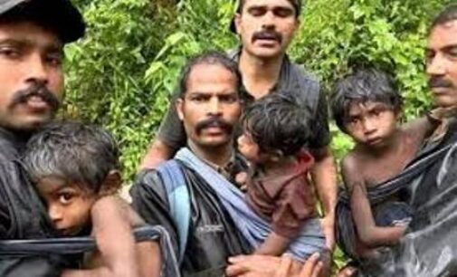 Forest officers in Wayanad undertake daring attempt to save tribal family