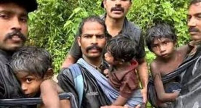 Forest officers in Wayanad undertake daring attempt to save tribal family