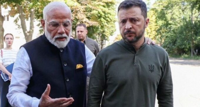 PM Modi meets President Zelenskyy in historic visit to Ukraine, six weeks after trip to Russia