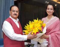 Kangana meets BJP chief Nadda days after being reprimanded for remarks on farmers protest