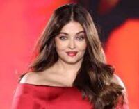 Aishwarya Rai channels her inner goddess as she walks the ramp in red gown