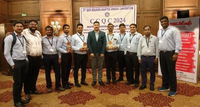 Odisha Operations of AM/NS India bags 3 gold awards in CCQC 2024