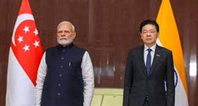 PM Modi meets Singapore counterpart Wong; ,ties elevated to comprehensive strategic partnership