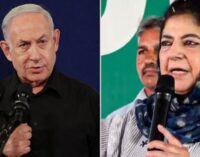 Netanyahu biggest terrorist after Adolf Hitler: Mehbooba Mufti