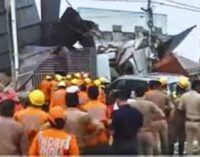 Six dead, several feared trapped after building collapse in Lucknow