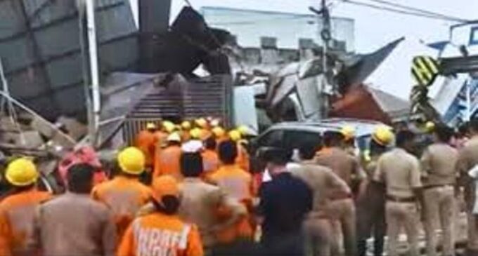 Six dead, several feared trapped after building collapse in Lucknow