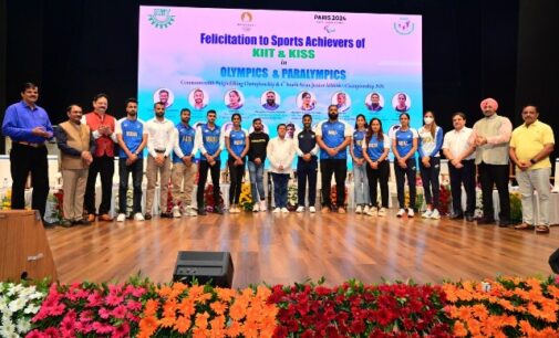 Seventeen KIIT Athletics Who Participated in Paris Olympics & Paralympics Felicitated By Varsity