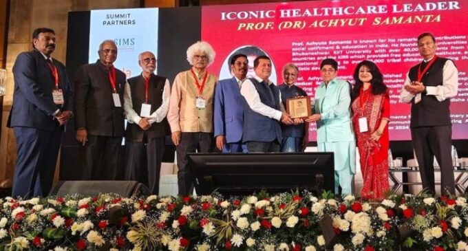 Achyuta Samanta Receives National Recognition for Notable Contributions to the Health Sector