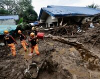 At least 115 dead and missing in massive flooding and landslides in Philippines