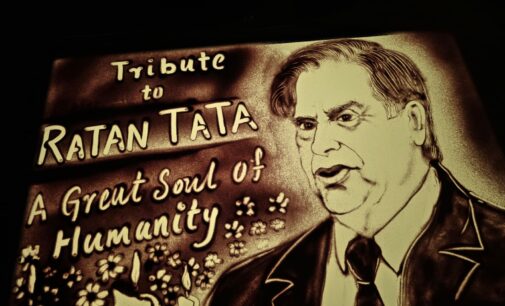 Renowned Sand Artist Manas Kumar Sahoo Pays Tribute to Ratan Tata in Puri