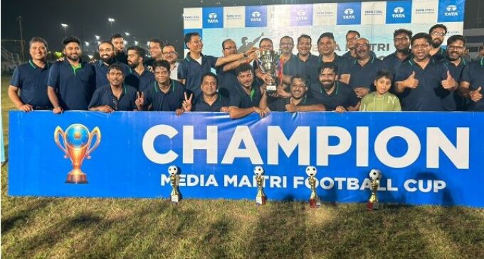 Tata Steel Media Maitri Football Cup: Tata Steel emerges winner defeating Koira XI