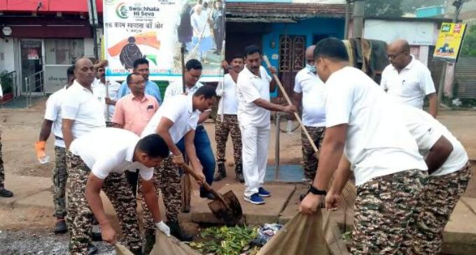 ସିଆର୍ ପିଏଫ୍ ୧୨୭ ବାଟାଲିୟନ ଦ୍ଵାରା ସ୍ବଚ୍ଛତା ହିଁ ସେବା କାର୍ଯ୍ୟକ୍ରମ ପାଳନ