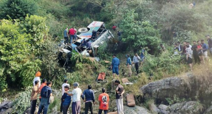 37 dead, 16 injured as bus falls into gorge in Uttarakhand’s Almora