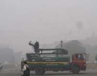 Delhi air quality at season’s worst, thick fog delays flights, schools go online