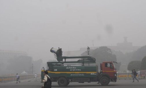 Delhi air quality at season’s worst, thick fog delays flights, schools go online