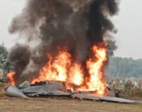 MiG-29 fighter jet crashes near Agra, pilot ejects to safety