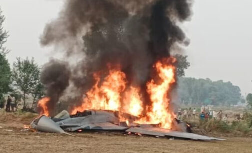 MiG-29 fighter jet crashes near Agra, pilot ejects to safety