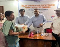 Relief to Cyclone “DANA” Affected Families in Bhadrak district by the TPNODL