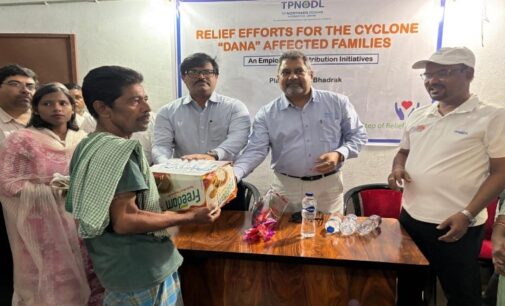 Relief to Cyclone “DANA” Affected Families in Bhadrak district by the TPNODL