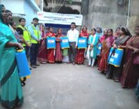 AM/NS India empowering farmers with distribution of Manual Spray Pumps