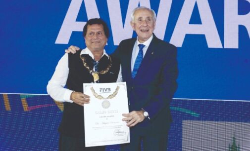 Achyuta Samanta Honoured With FIVB Grand Cross Award