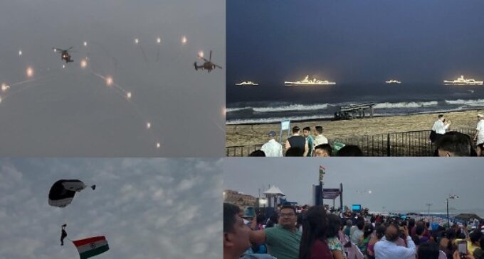 Indian Navy demonstrates power and skill at Puri beach for Navy Day celebrations