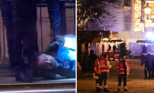 At least two dead, 60 injured after car drives into German Christmas market, Saudi man arrested                                                                                                                 