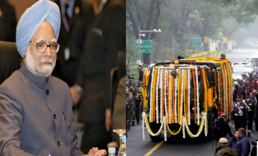 Final journey of Dr Manmohan Singh begins