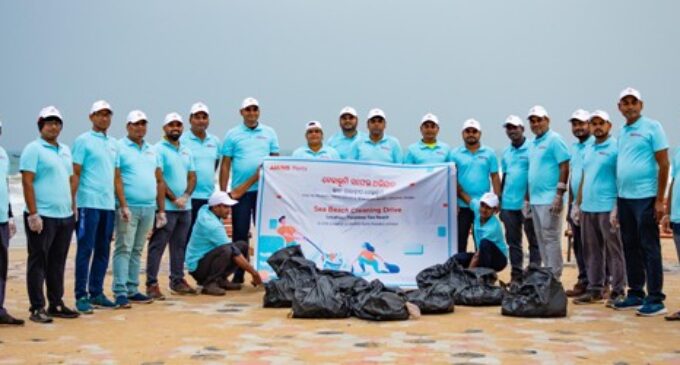 Seabeach cleaning drive at Paradeep by AM/NS Ports