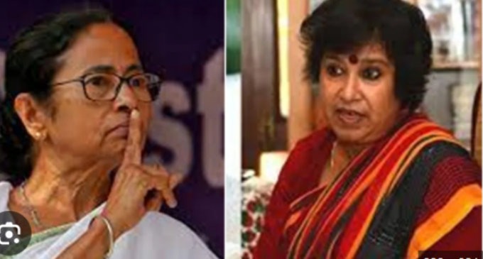 Writer Taslima Nasrin accuses Mamata govt of forcing removal of ‘Lajja’ play from Bengal theatre festivals