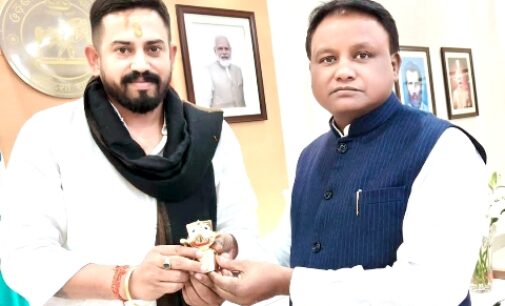 MLA Himanshu met CM Majhi to extend his New Year greetings