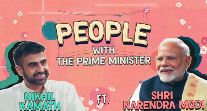 “I am also human, not god,” says PM Modi in podcast debut with Zerodha’s Nikhil Kamath