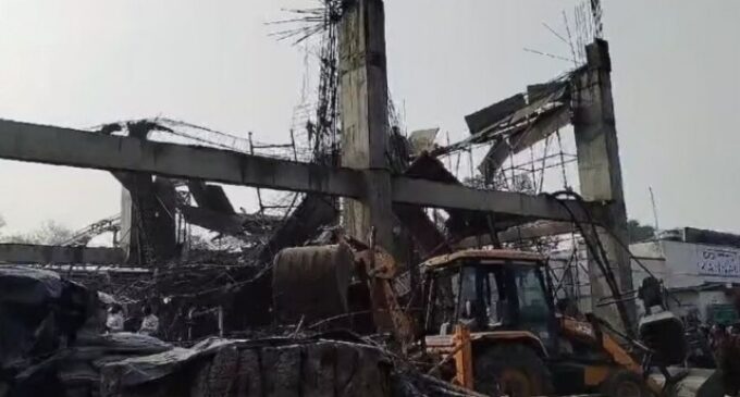 Under-construction building collapses at Kannauj railway station, several trapped