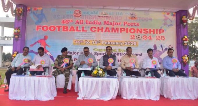 46th All India Major Ports Football Championship Kicks Off at Gopabandhu Stadium 