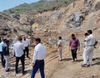 Mines department conducts raids on black stone quarries In Jajpur